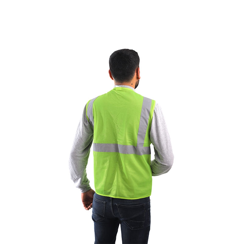 Unisex Yeşil Mühendis Tipi İkaz Yeleği