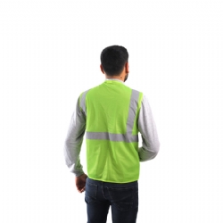 Unisex Yeşil Mühendis Tipi İkaz Yeleği