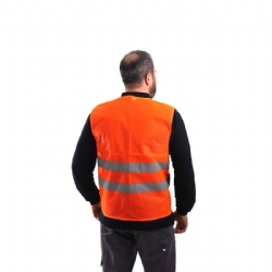 Standart İkaz Yeleği Turuncu Unisex