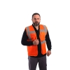 Unisex Turuncu Mühendis Tipi İkaz Yeleği